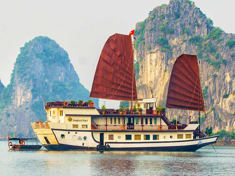Dragon's Pearl Junk - Bai Tu Long Bay - 3 Days 2 Nights