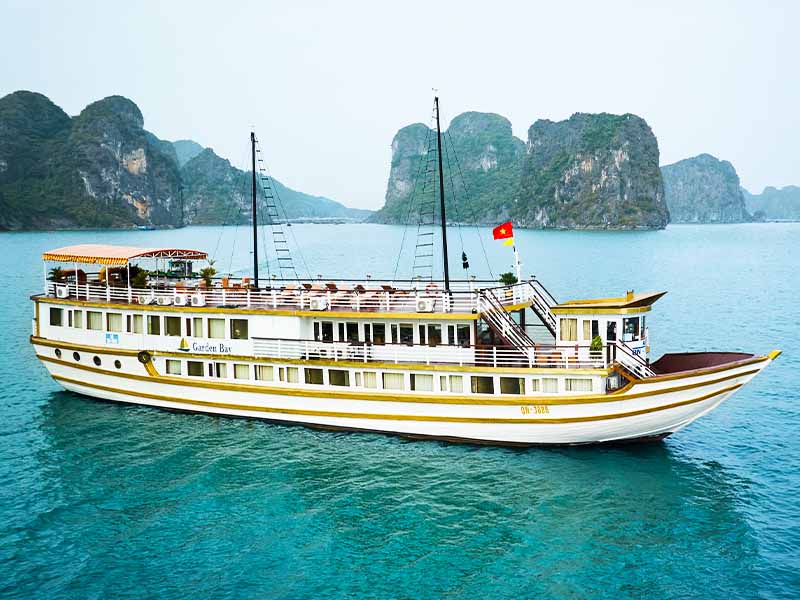 Garden Bay Legend 18 Cabins Cruise - Bai Tu Long Bay - 2 Days 1 Night